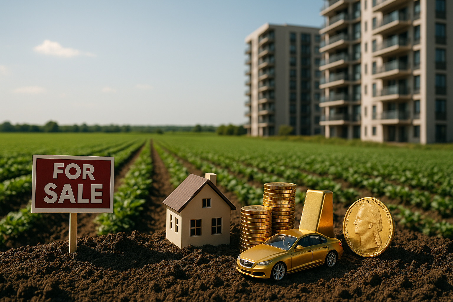 مقایسه سرمایه گذاری در زمین و آپارتمان